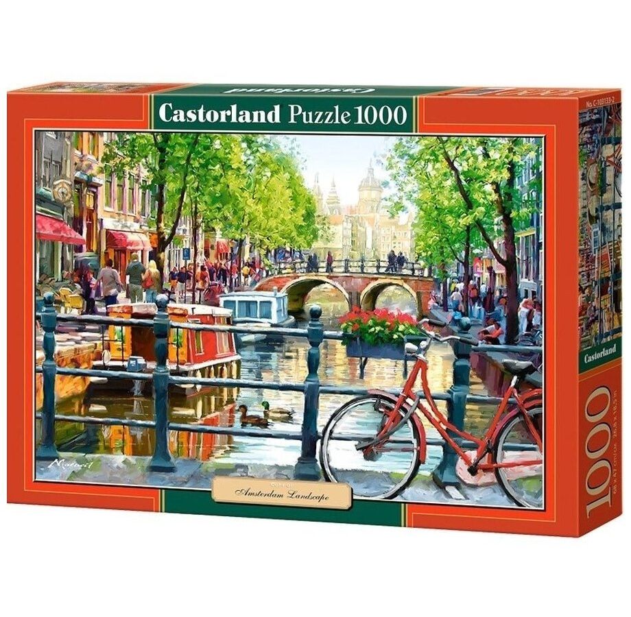 Пазл Castorland 1000 арт.C-103133 Пейзаж Амстердам /14 пазл castorland набережная 2000 эл c 200566