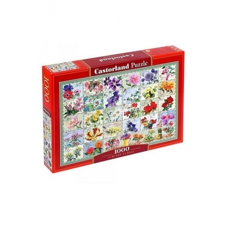 Пазл Castorland 1000 арт.C-104338 &quot;Цветы. Коллаж&quot; - фото 5