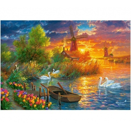 Пазл Castorland 1000 арт.C-104734 "Вечерняя идиллия" - фото 2