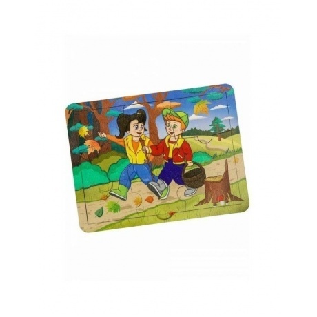 Двухслойный смарт-пазл &quot;Грибники&quot; арт.8154 - фото 2