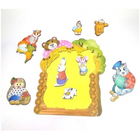 Деревянный пазл &quot;Теремок&quot; 9 дет. арт.8286 /35 - фото 3