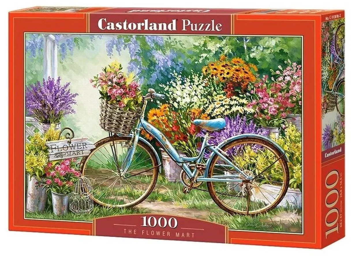 Пазл Castorland 1000 арт.C-103898 Цветочный рынок - фото 2