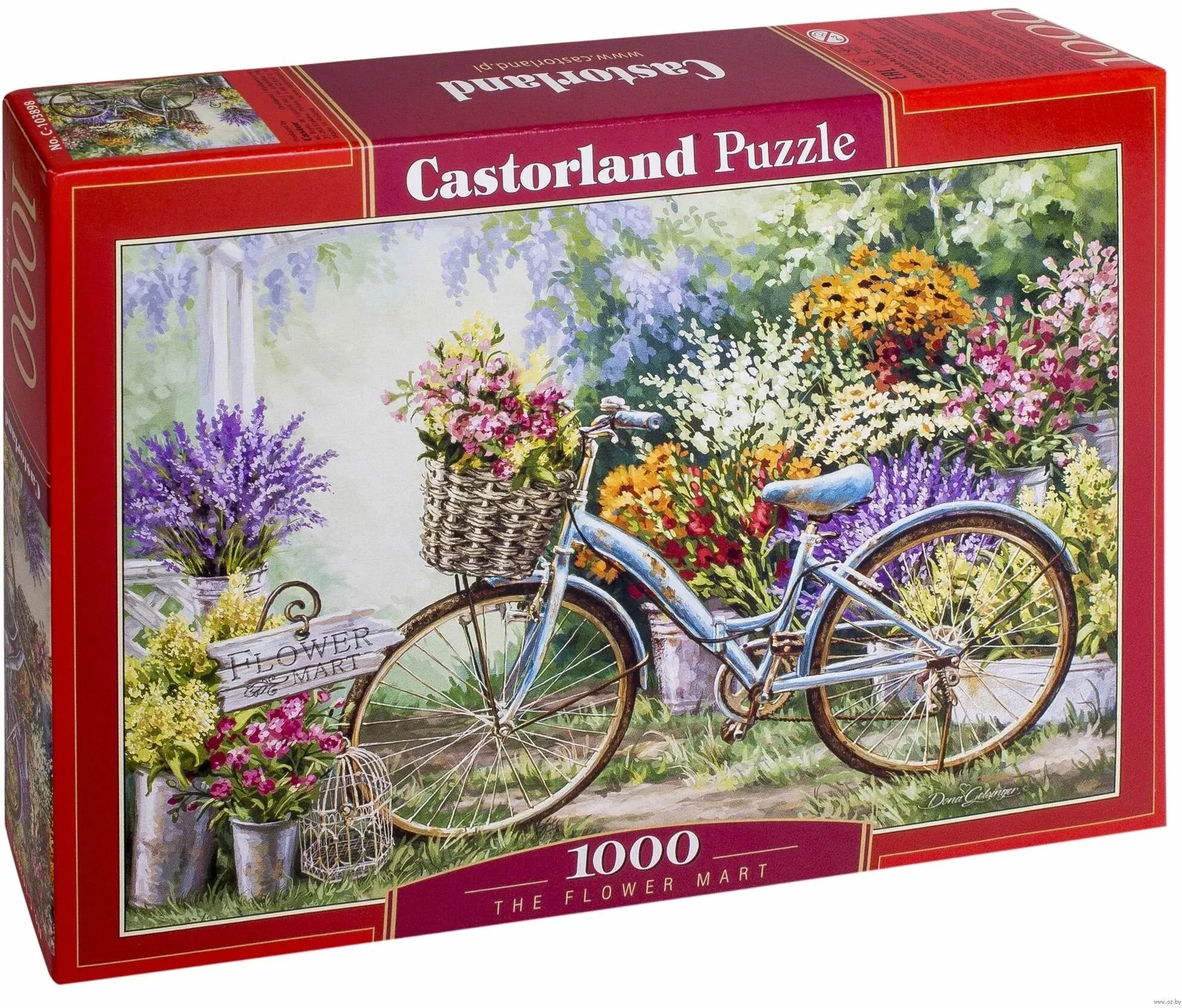 Пазл Castorland 1000 арт.C-103898 Цветочный рынок - фото 1