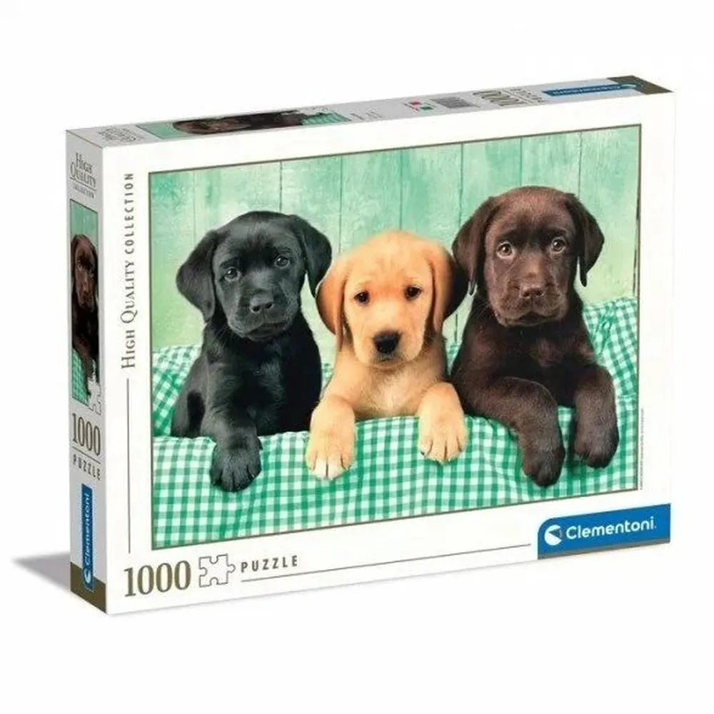 Пазл Clementoni 1000 арт.39279 Разноцветные лабрадоры - фото 5