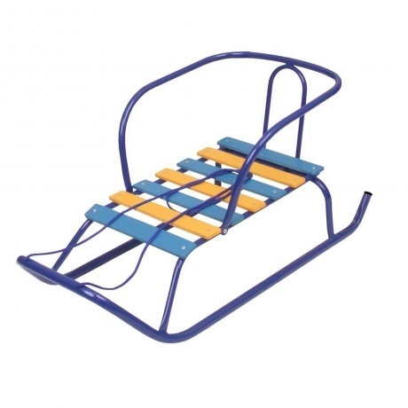 

Санки детские "Ветерок 1" без ручки (круг. полозья), в ассортименте