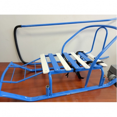 Санки"Тимка 5 Комфорт" с колесом хорошее состояние - фото 2