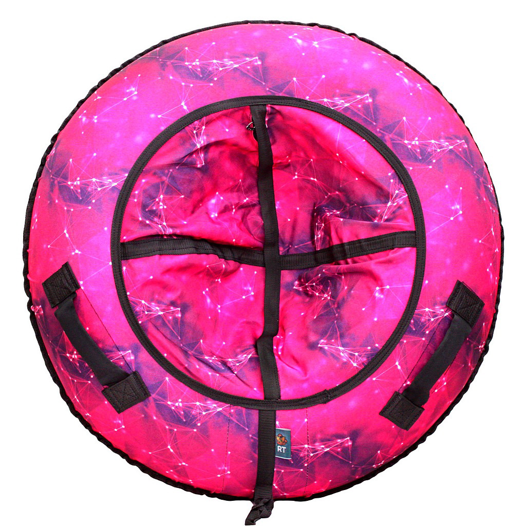 Тюбинг RT Созвездие Pink 105 см + автокамера, цвет мультиколор