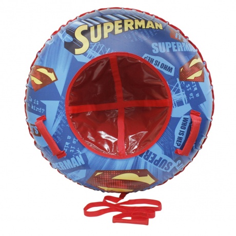Тюбинг WB &quot;SUPERMAN&quot;,100см, буксировочный трос - фото 1