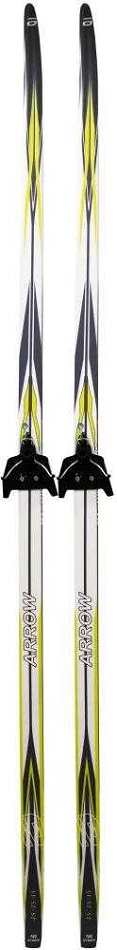 Лыжный комплект Arrow grey 190, Крепление: 75мм, step (без палок) (СПЕЦПРЕДЛОЖЕНИЕ)