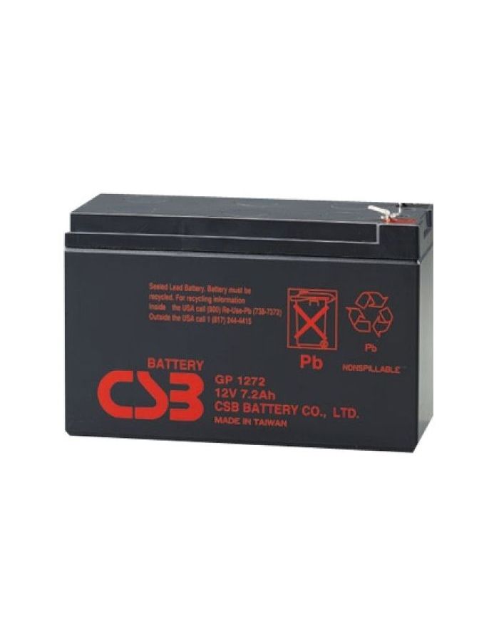 Батарея для ИБП CSB GP1272 F2 (28W) аккумулятор для ибп wbr gp1272 12v 28w 7 2ah клеммы f2