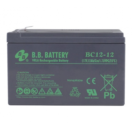 Батарея для ИБП BB Battery BC 12-12 - фото 2