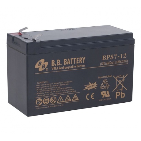 Батарея для ИБП BB Battery BPS 7-12 - фото 1