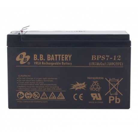 Батарея для ИБП BB Battery BPS 7-12 - фото 2
