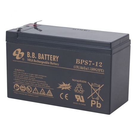 Батарея для ИБП BB Battery BPS 7-12 - фото 3