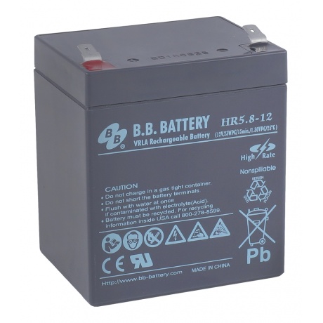 Батарея для ИБП BB Battery HR5.8-12 - фото 1