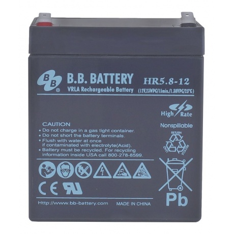 Батарея для ИБП BB Battery HR5.8-12 - фото 2
