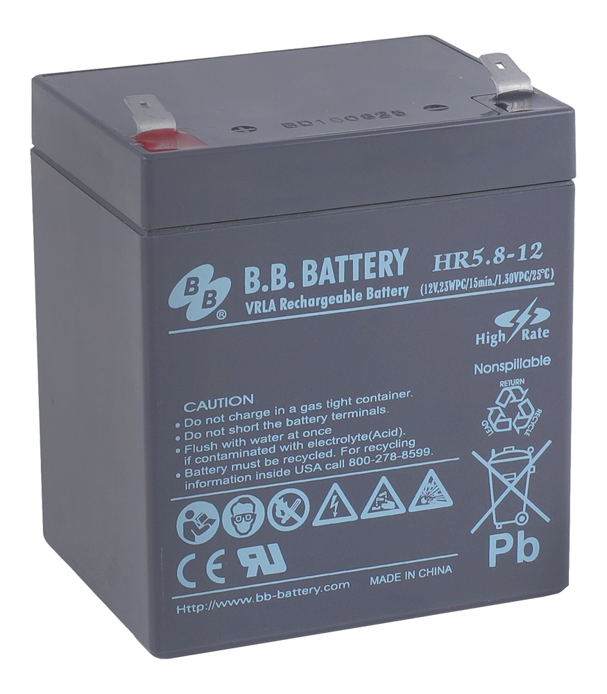 Батарея для ИБП BB Battery HR 5.8-12 батарея для ибп b b battery hr 9 12