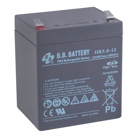 

Батарея для ИБП BB Battery HR 5.8-12