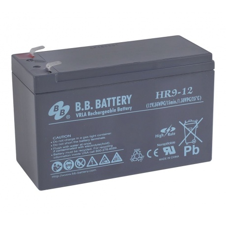 Батарея для ИБП BB Battery HR 9-12 - фото 1