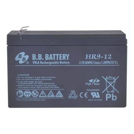 Батарея для ИБП BB Battery HR 9-12 - фото 2