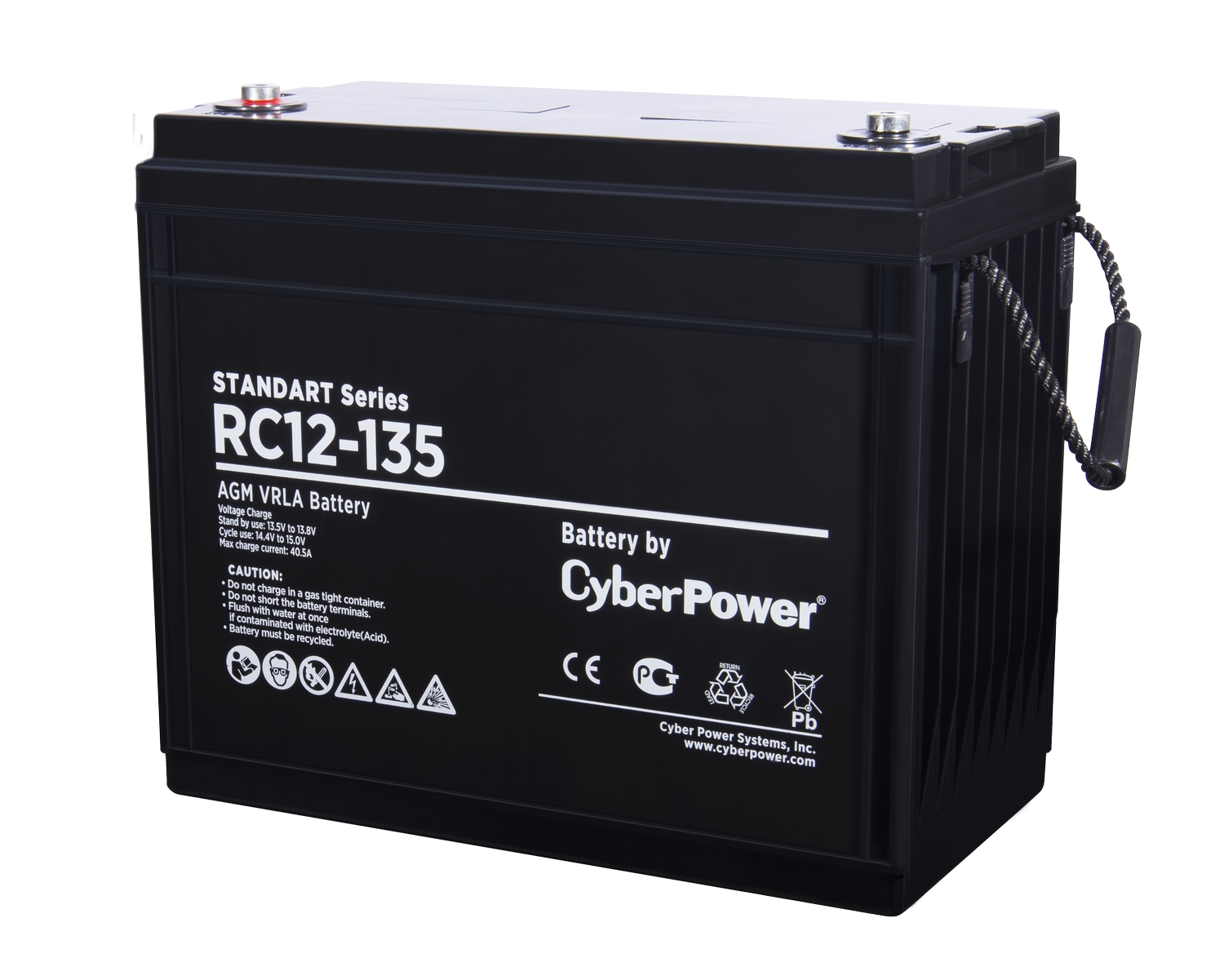 Батарея для ИБП CyberPower Standart series RC 12-135 battery cyberpower standart series rc 12 135 12v 135 ah