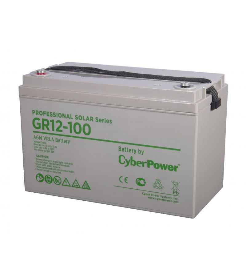 Батарея для ИБП CyberPower Professional solar series GR 12-100 аккумуляторная батарея для ибп cyberpower gr 12 100