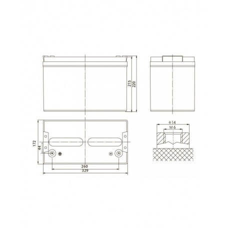 Батарея для ИБП Powerman CA121000 - фото 2