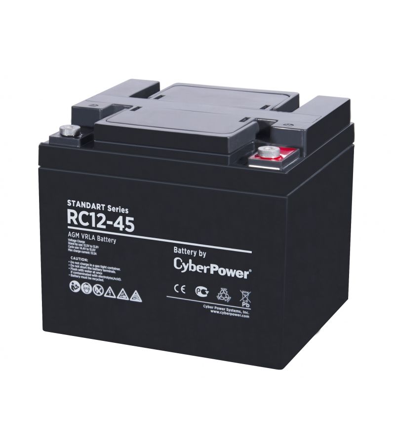 аккумулятор sunways gp 12 45 12в 45 ач agm Батарея для ИБП CyberPower Standart series RC 12-45