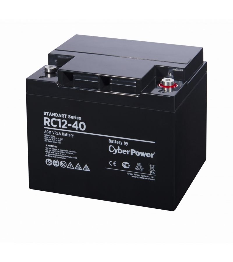 Батарея для ИБП CyberPower Standart series RC 12-40 battery cyberpower standart series rc 12 17 12v 17 ah