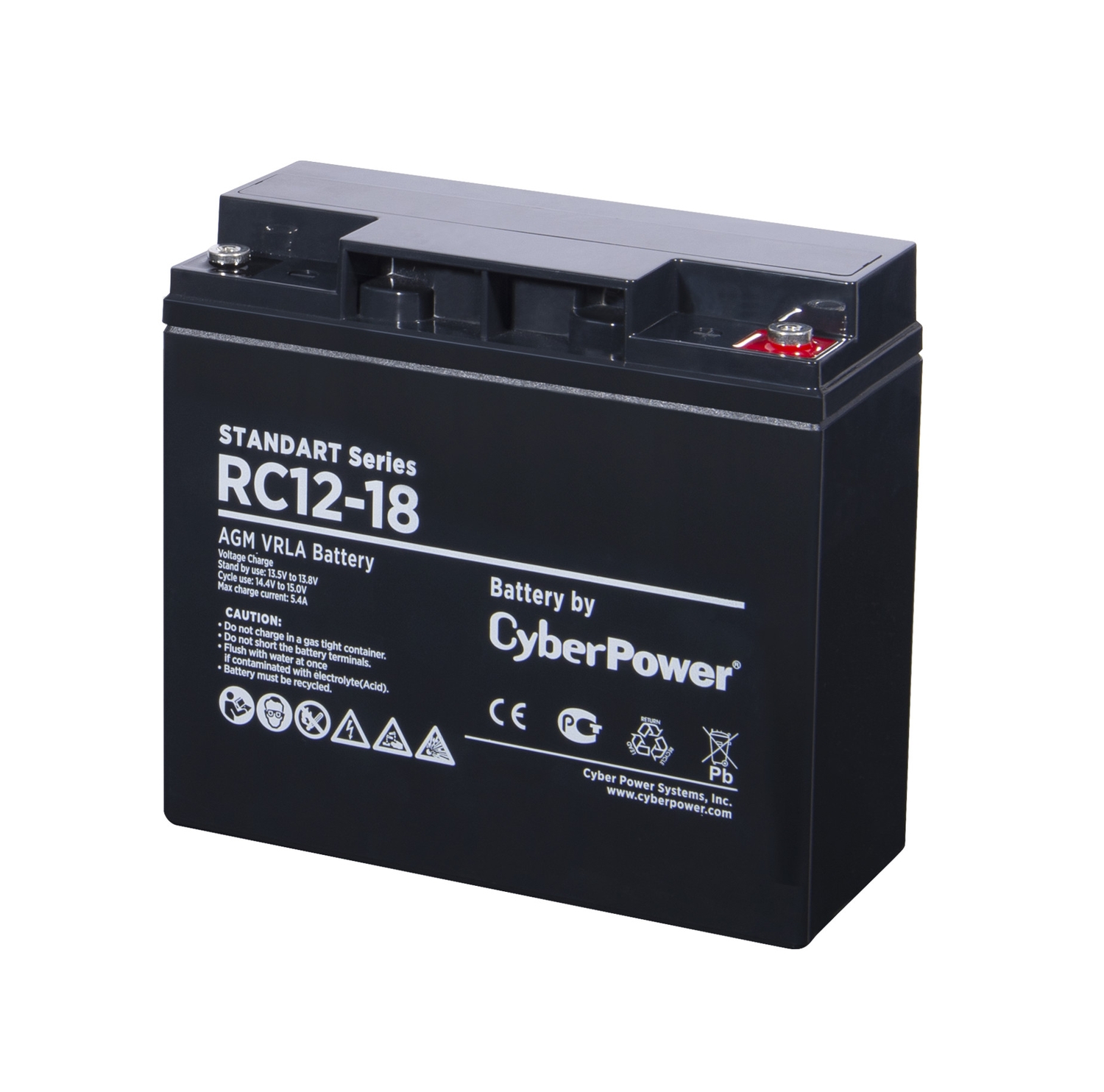 Батарея для ИБП CyberPower Standart series RC 12-18 battery cyberpower standart series rc 12 100 12v 100 ah