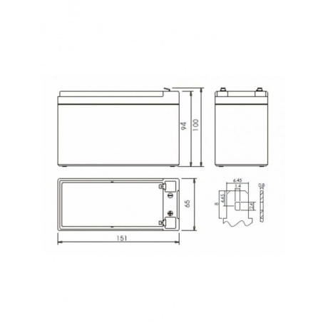 Батарея для ИБП Powerman CA1272 - фото 3