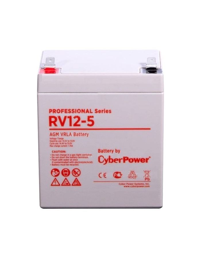 аккумуляторная батарея ps ups cyberpower rv 12290w 12 в 76 ач cyberpower rv12290w rv 12290w Батарея для ИБП CyberPower Professional series RV 12-5