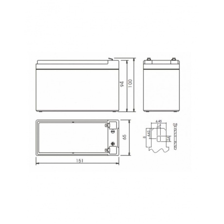 Батарея для ИБП Powerman CA1270 - фото 3