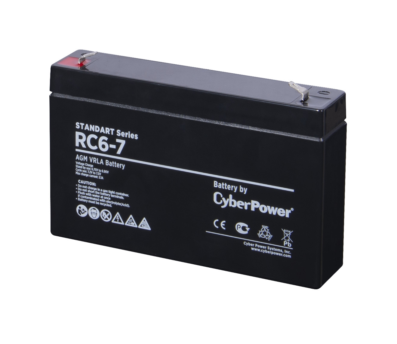 Батарея для ИБП CyberPower Standart series RC 6-7 cyberpower аккумуляторная батарея ss rс 6 4 5 6 в 4 5 ач