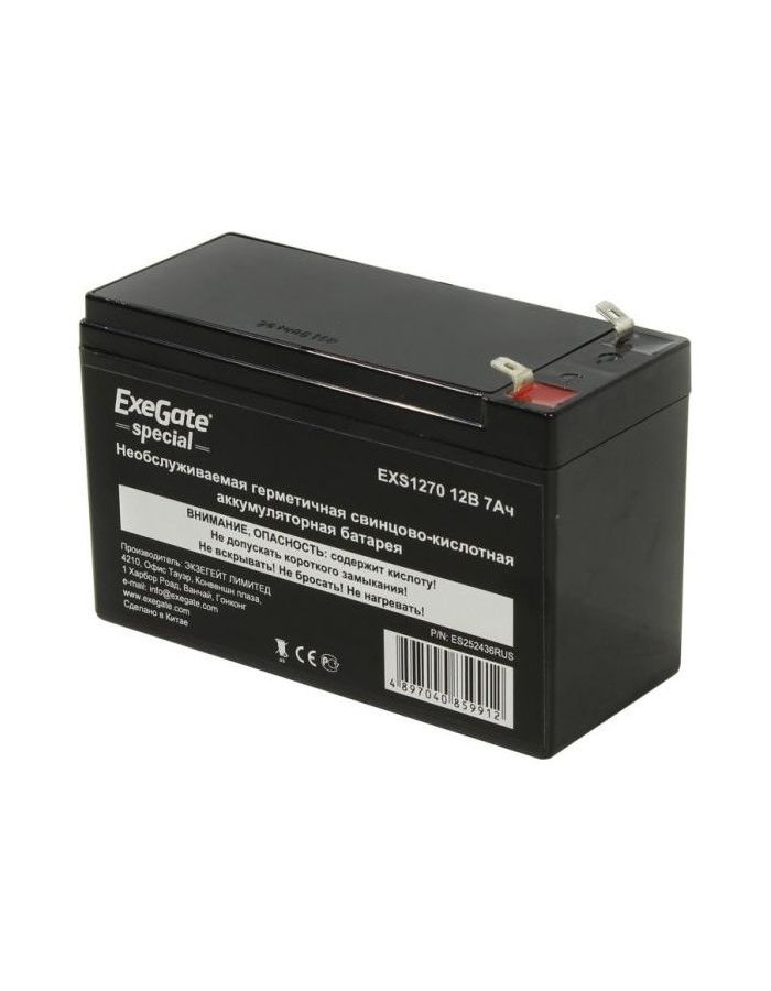 Батарея для ИБП ExeGate Special EXS1270 (ES252436RUS) аккумулятор для ибп exegate hr1221w
