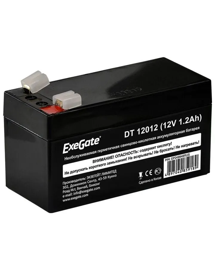 Батарея для ИБП ExeGate Power EXG12012 (EP249948RUS) - фото 2