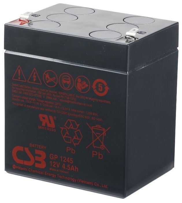 Аккумуляторная батарея для ИБП CSB GP 1245 4.5 А·ч