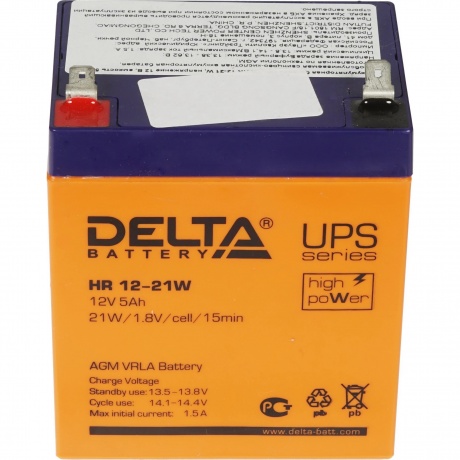 Батарея для ИБП Delta HR 12-21W - фото 3