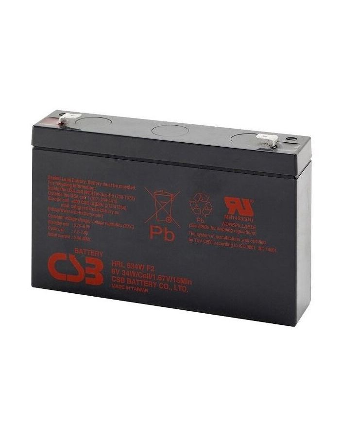 Аккумуляторная батарея для ИБП CSB HRL634W 34 А·ч ts 3a din ups блок бесперебойного питания tantos