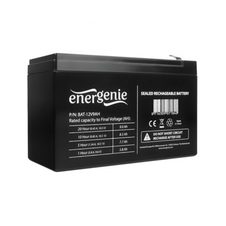 Батарея для ИБП Gembird Energenie BAT-12V9AH - фото 1