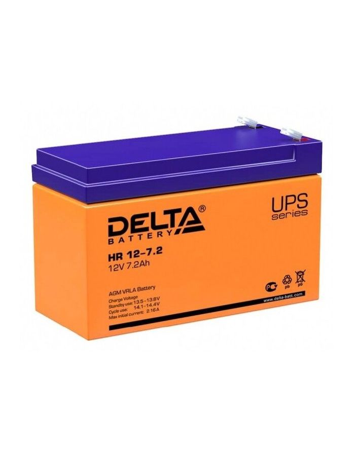 Батарея для ИБП Delta HR 12-7.2 аккумулятор для ибп delta battery hr 12 9 12v 9ah