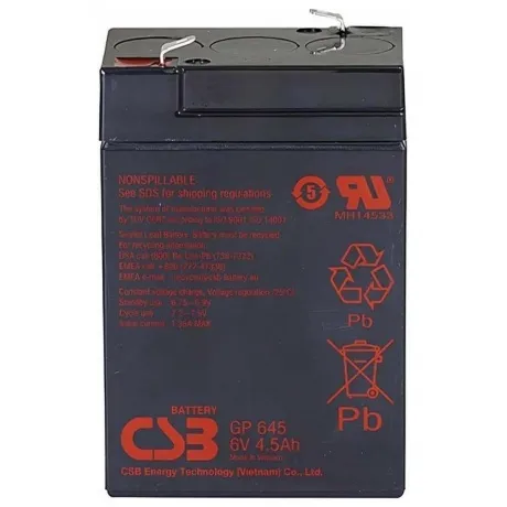 Аккумуляторная батарея для ИБП CSB GP645 4.5 А·ч