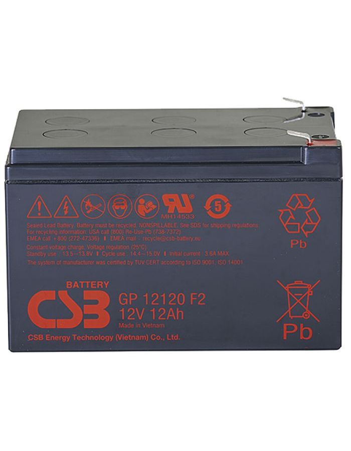 цена Аккумуляторная батарея для ИБП CSB GP12120 12 А·ч