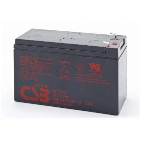 Аккумуляторная батарея для ИБП CSB GP1272 F2 (12V28W) 28 А·ч - фото 2