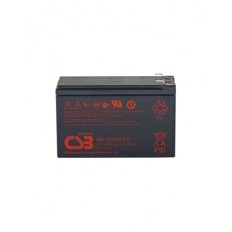Аккумуляторная батарея для ИБП CSB HR1234W F2 34 А·ч - фото 1