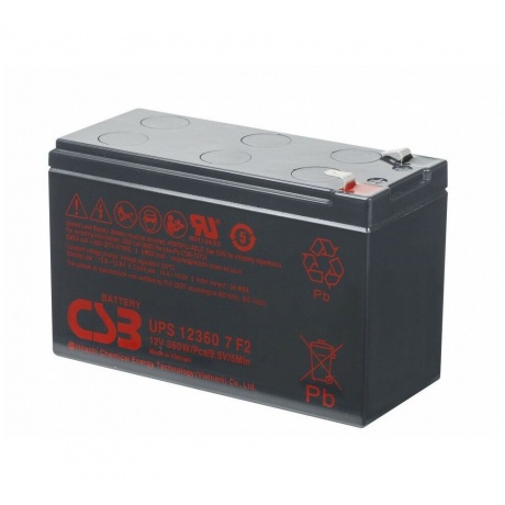 Аккумуляторная батарея для ИБП CSB UPS123607 F2 60 А·ч - фото 2