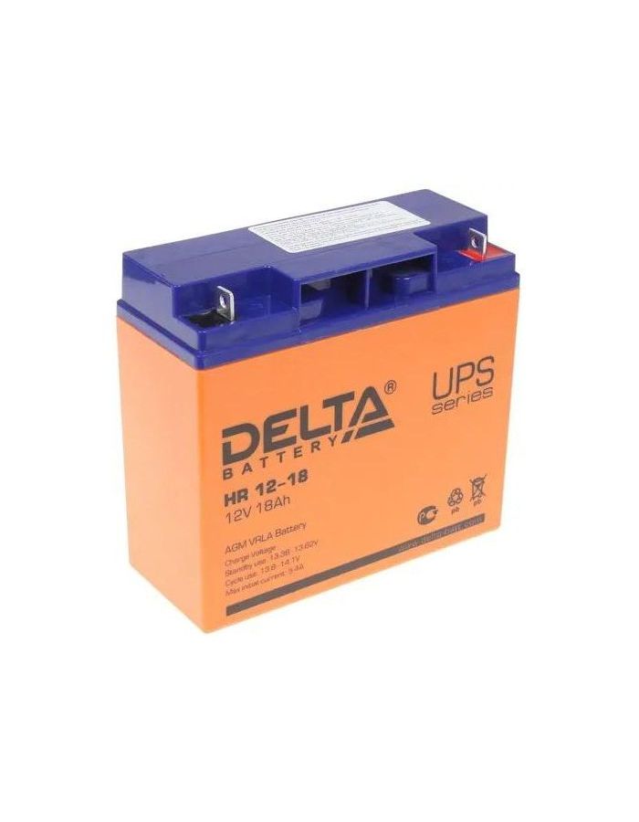 Батарея для ИБП Delta HR 12-18 12В 18Ач батарея для ибп delta hrl 12 7 2 x 12в 7 2ач