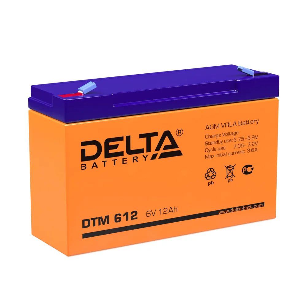 Батарея для ИБП Delta DTM 612 аккумулятор для ибп delta dtm 612