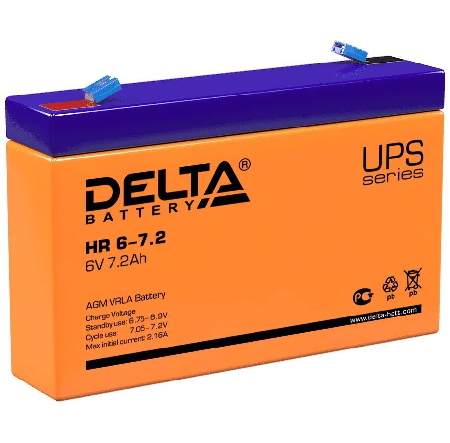 Батарея для ИБП Delta HR 6-7.2 Батарея для ИБП Delta HR 6-7.2