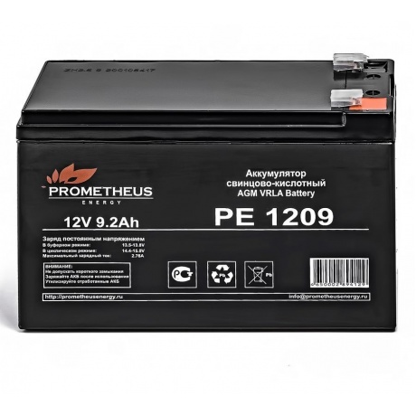 Батарея для ИБП Prometheus Energy PE 1209 12В 9.2Ач - фото 2